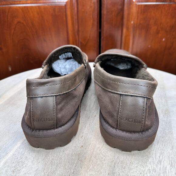 Kenneth Cole Reaction Mens Jaxon Slippers Size 7.5 Brown Memory Foam Shoes - Picture 8 of 16